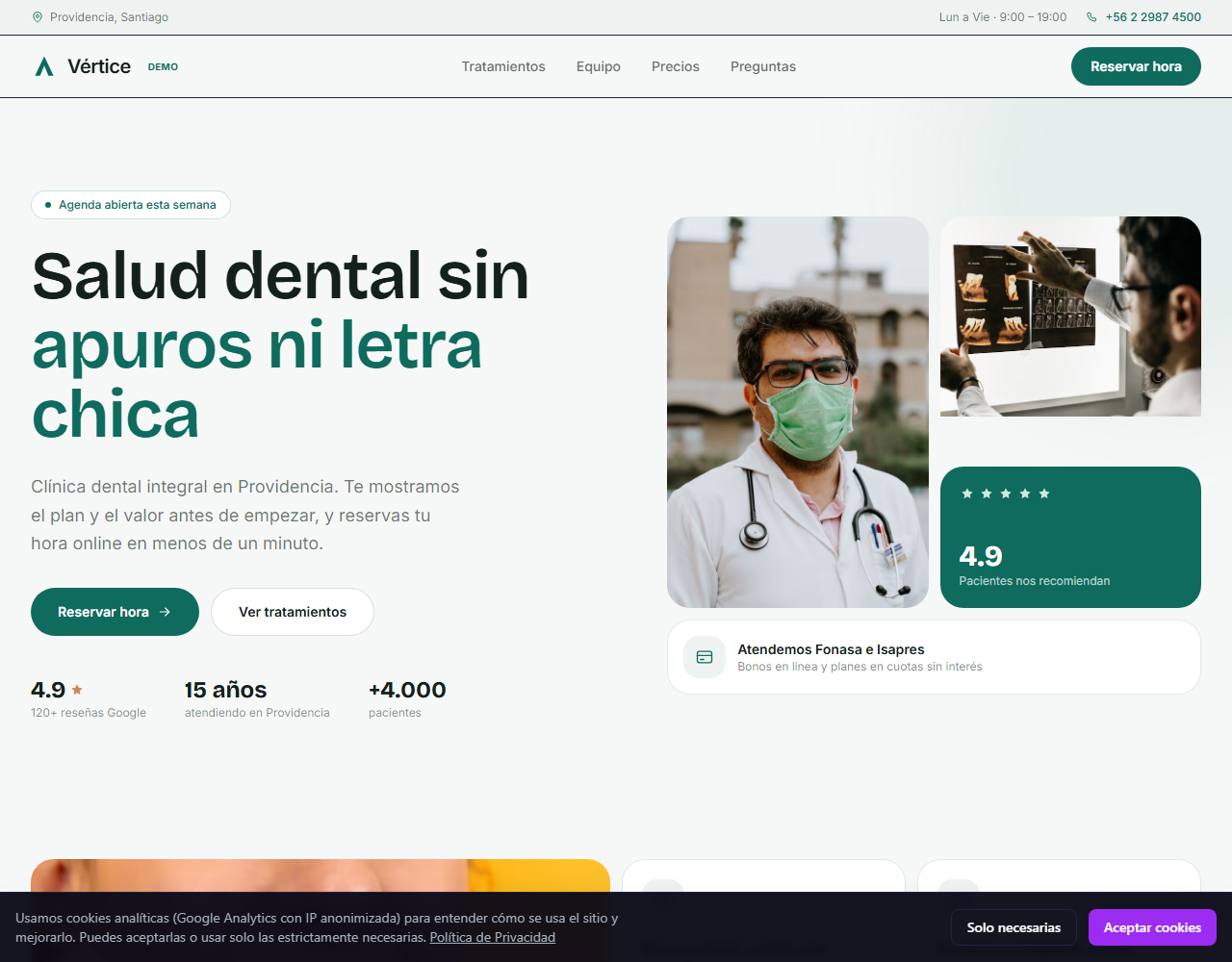 Demo: Clínica Dental