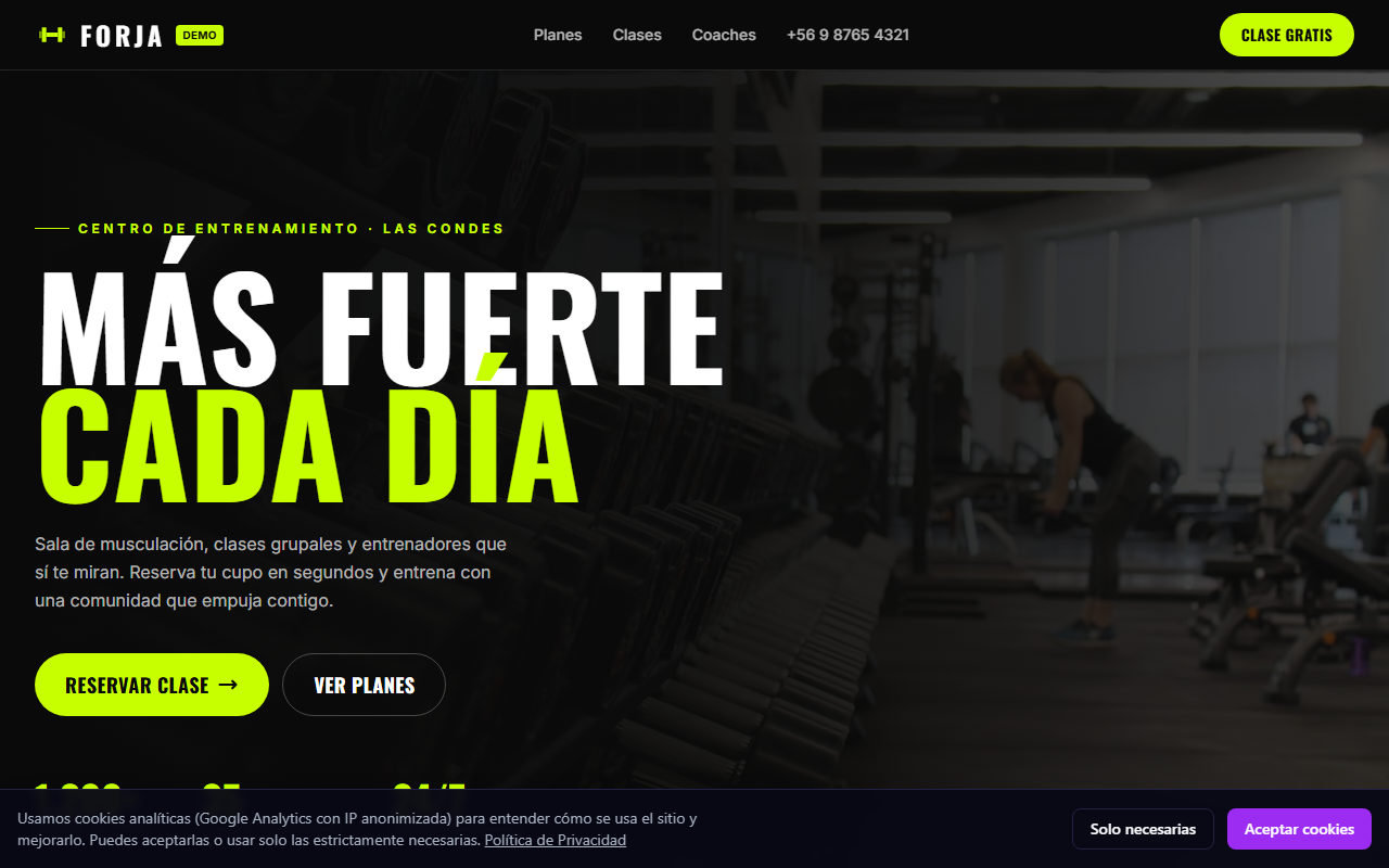 Demo: Gimnasio & Box